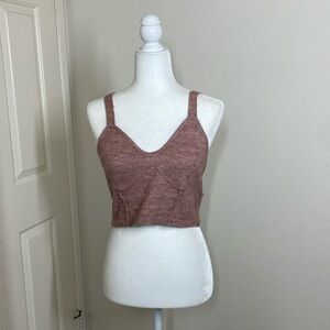 Nia cropped sweater tank.